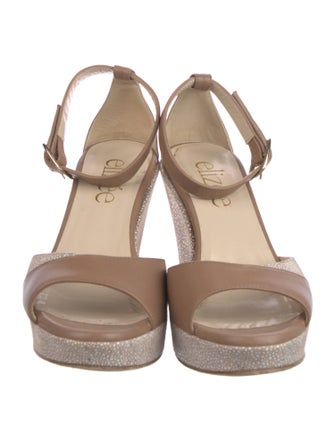 Elizee Leather Espadrilles