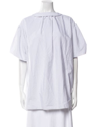 ELEPH Bateau Neckline Short Sleeve Tunic