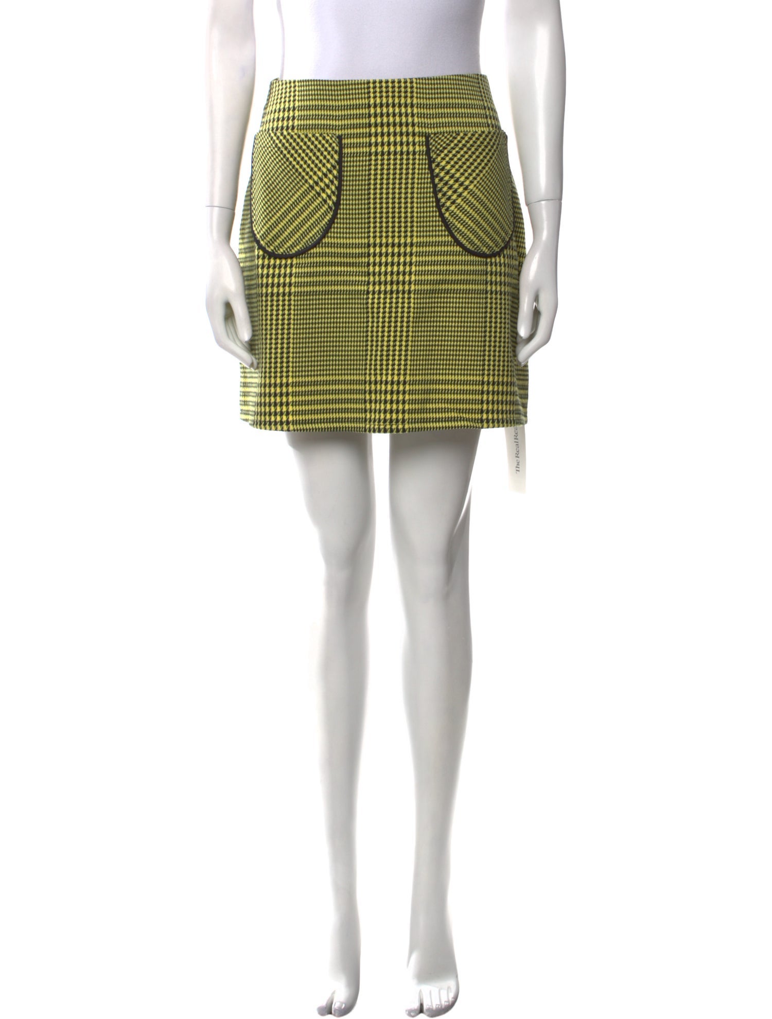 Eliza Faulkner Plaid Print Mini Skirt