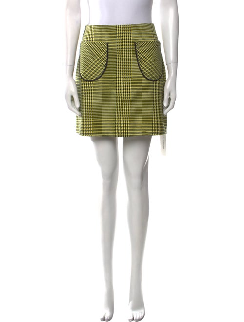 Eliza Faulkner Plaid Print Mini Skirt