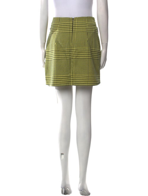 Eliza Faulkner Plaid Print Mini Skirt