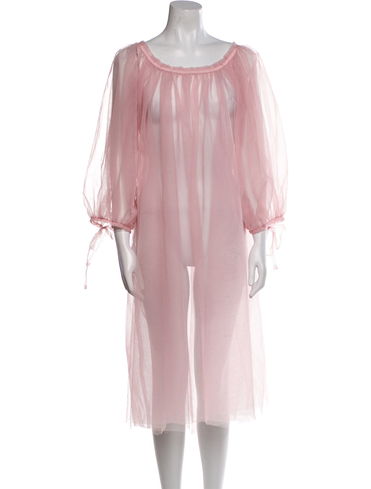 Eliza Faulkner Ruffle Embellishment Nightgown