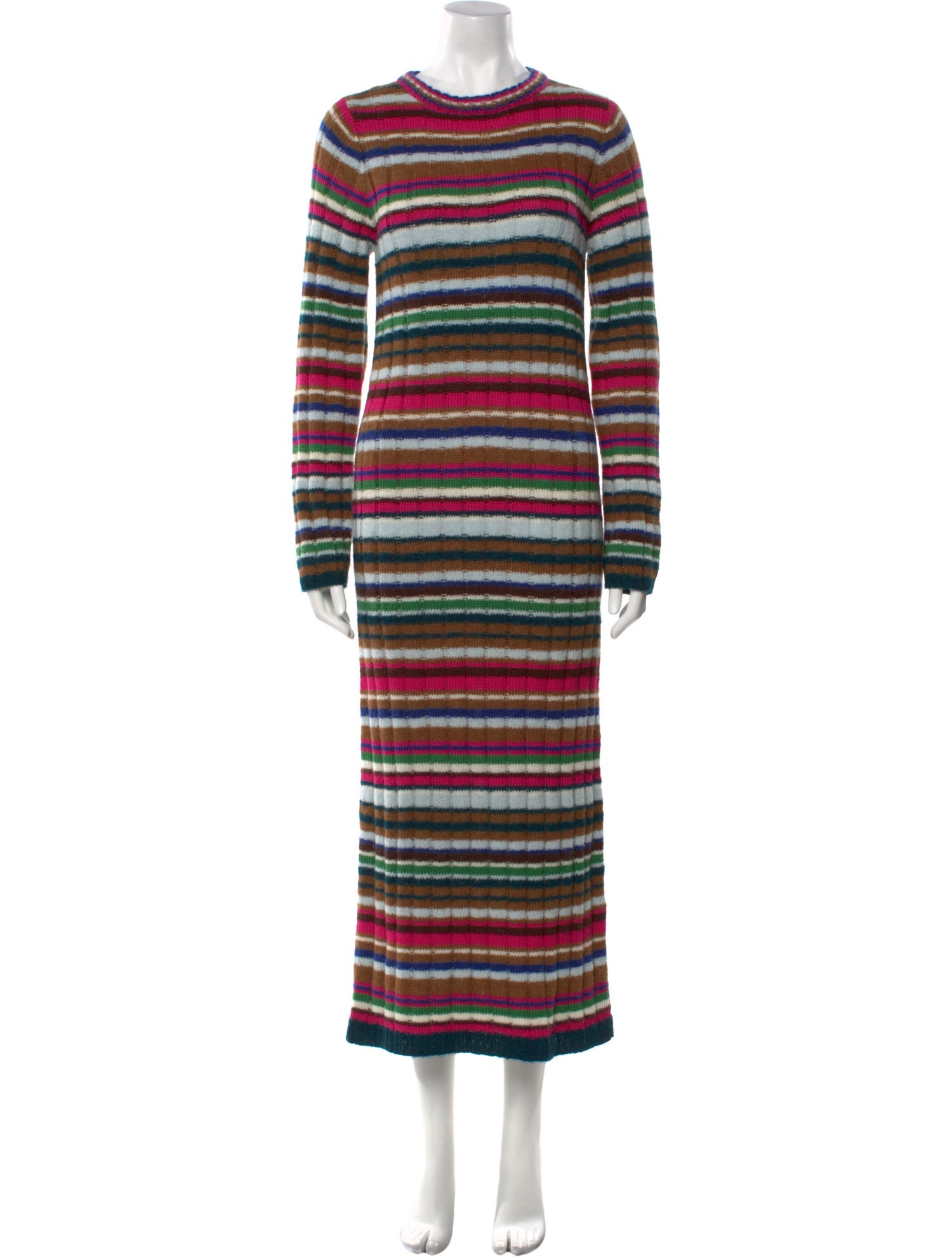 Eleven Six Striped Long Dress