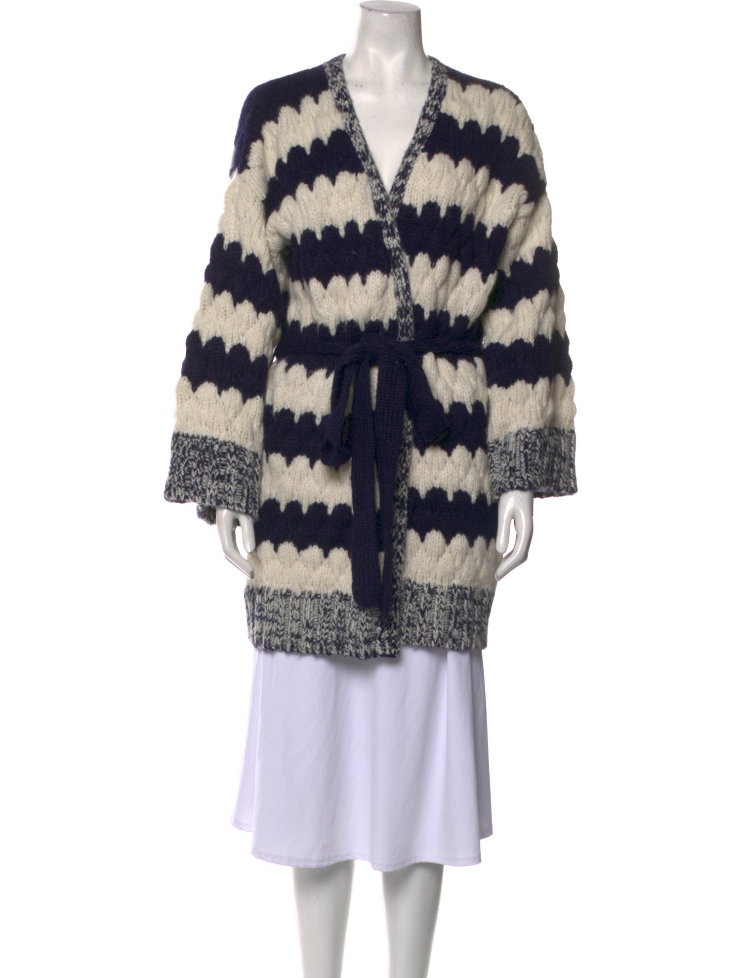 Eleven Six Alpaca Striped Sweater