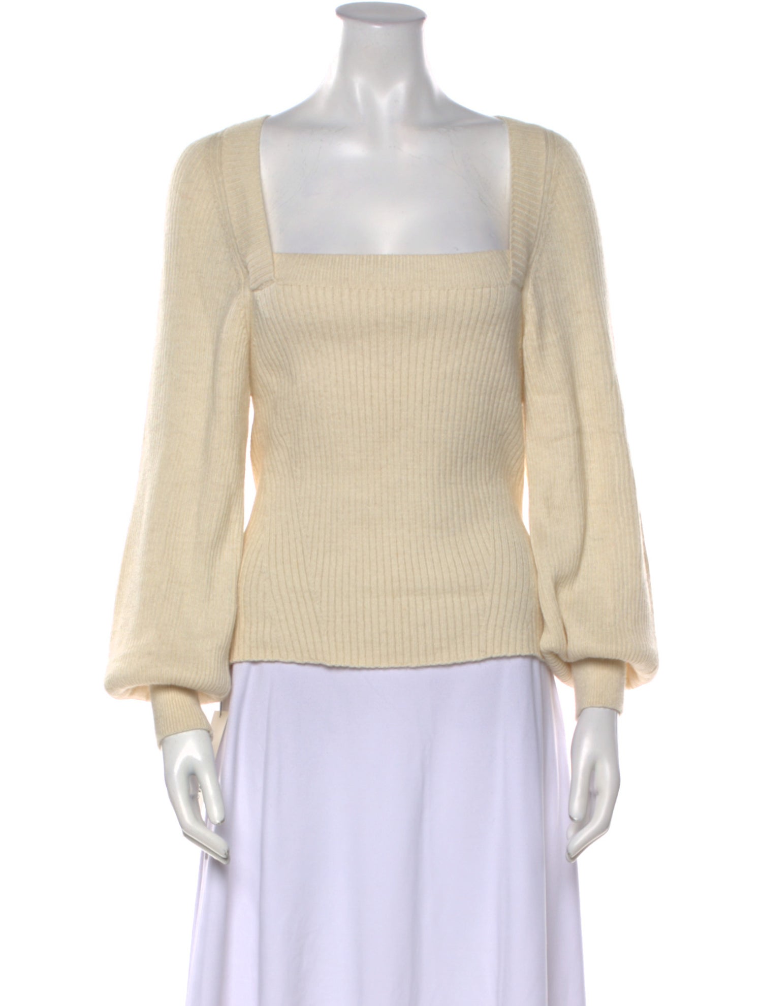 Eleven Six Alpaca Square Neckline Sweater