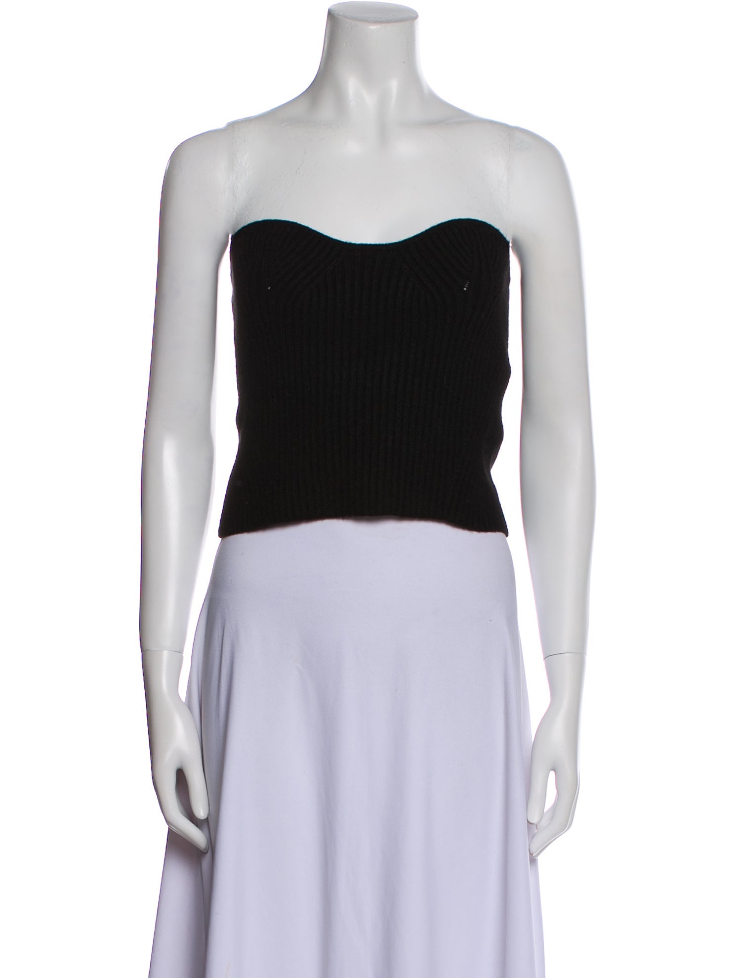 Eleven Six Strapless Crop Top