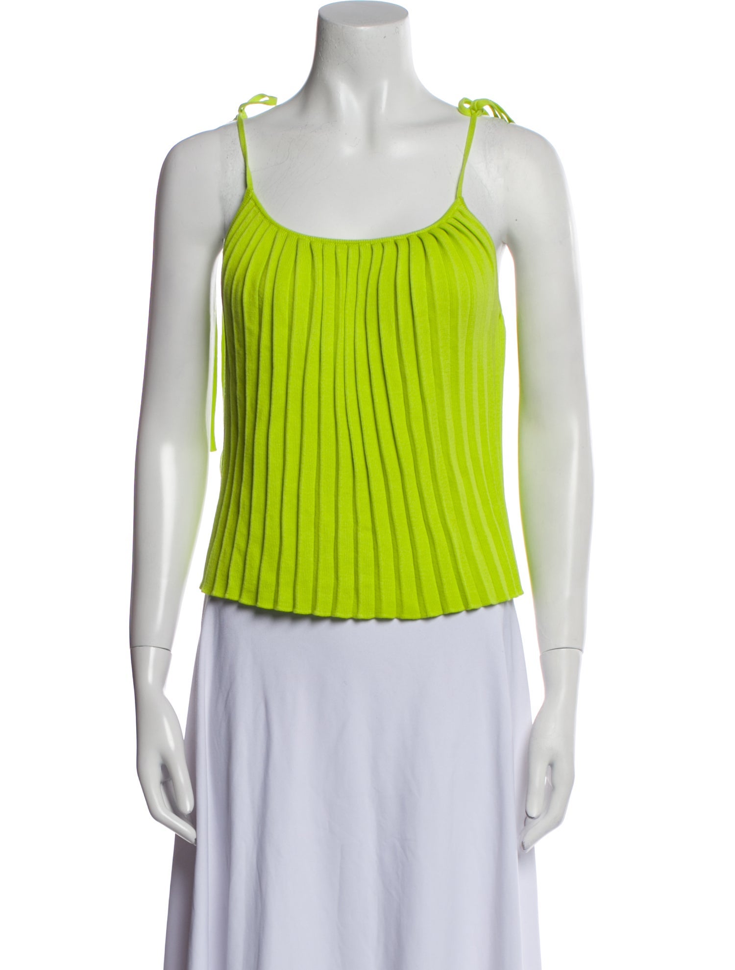 Eleven Six Striped Square Neckline Top