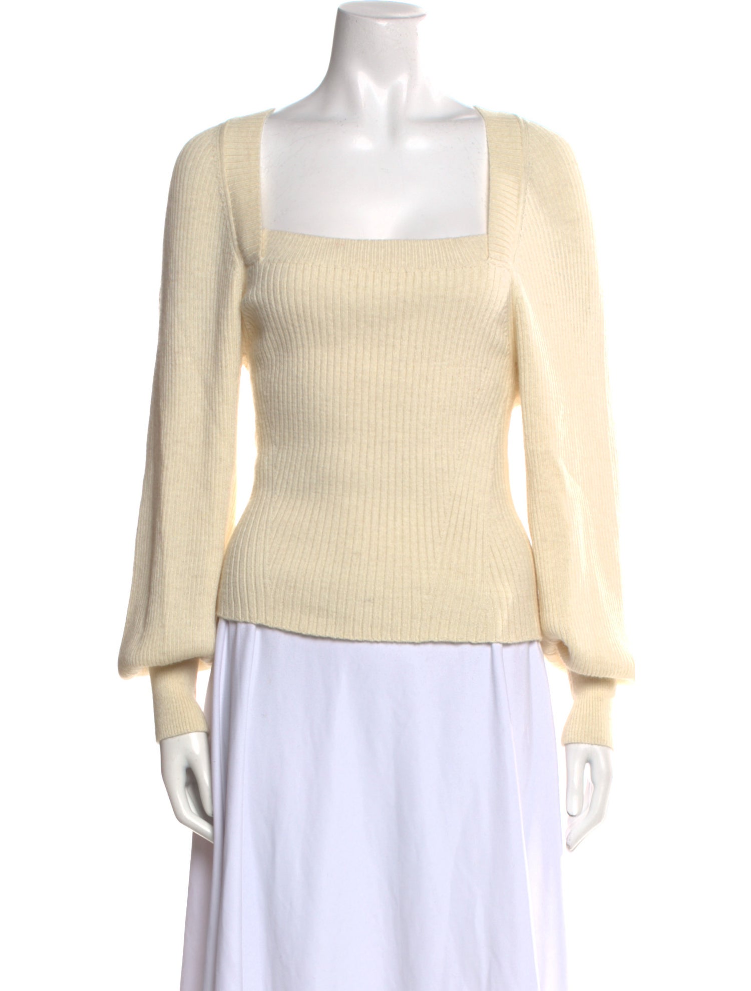 Eleven Six Alpaca Square Neckline Sweater