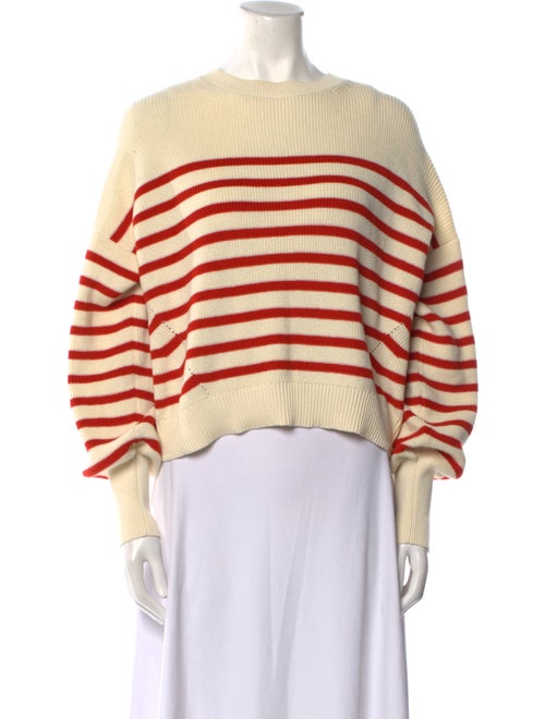 Eleven Six Striped Crew Neck Sweater