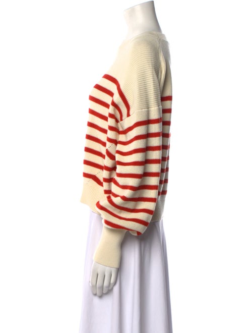 Eleven Six Striped Crew Neck Sweater