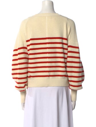 Eleven Six Striped Crew Neck Sweater
