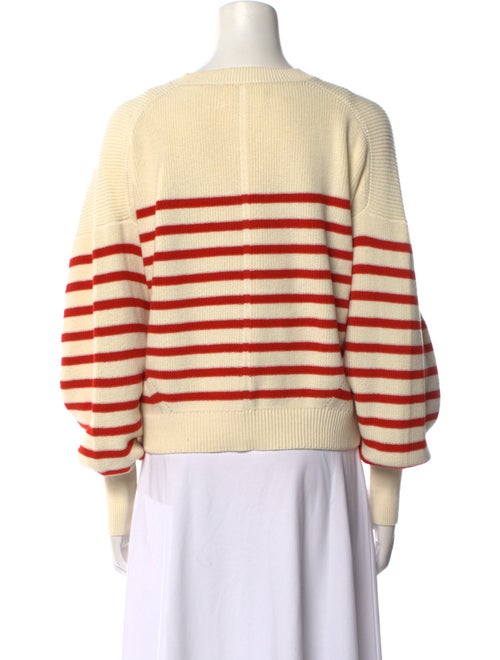 Eleven Six Striped Crew Neck Sweater
