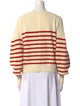 Eleven Six Striped Crew Neck Sweater