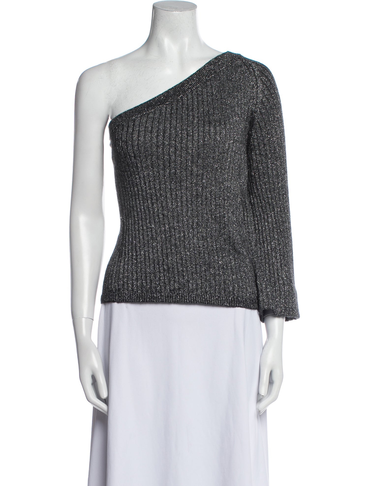 Eleven Six Alpaca One-Shoulder Sweater