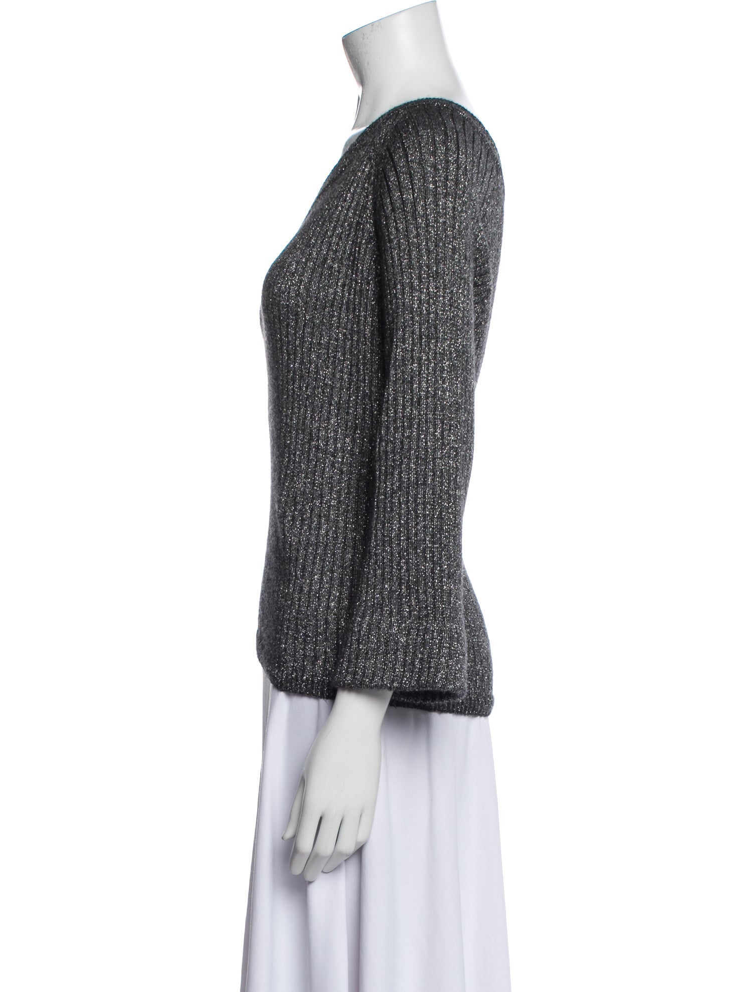 Eleven Six Alpaca One-Shoulder Sweater