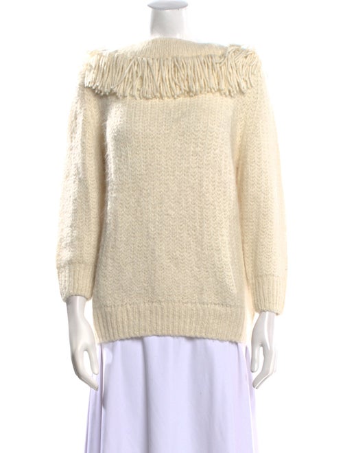 Eleven Six Alpaca Bateau Neckline Sweater