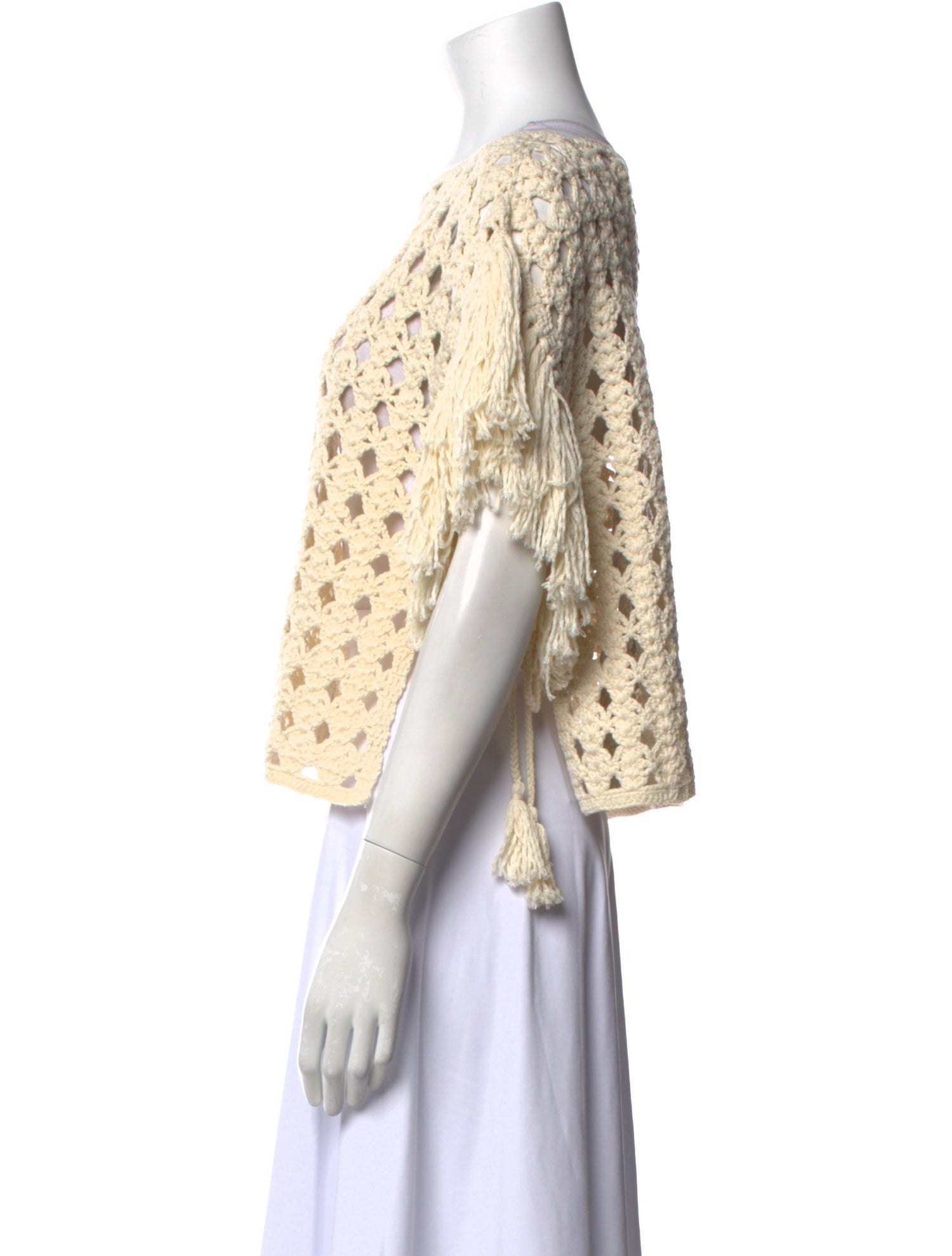 Eleven Six Patterned Bateau Neckline Sweater