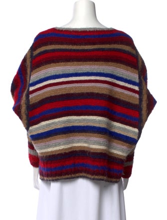 Eleven Six Striped Scoop Neck Sweater