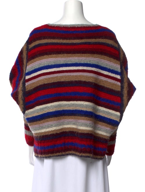 Eleven Six Striped Scoop Neck Sweater