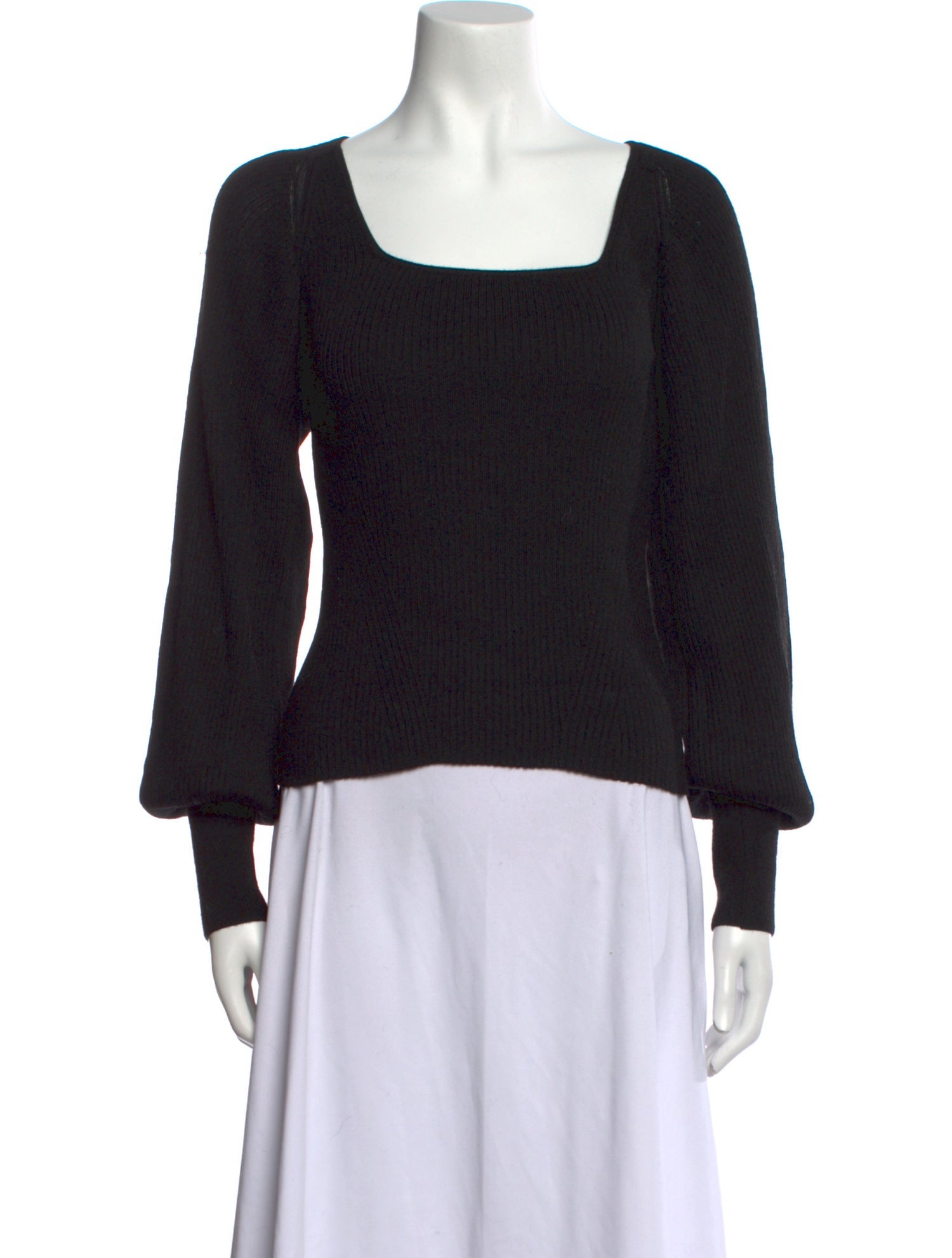 Eleven Six Alpaca Square Neckline Sweater