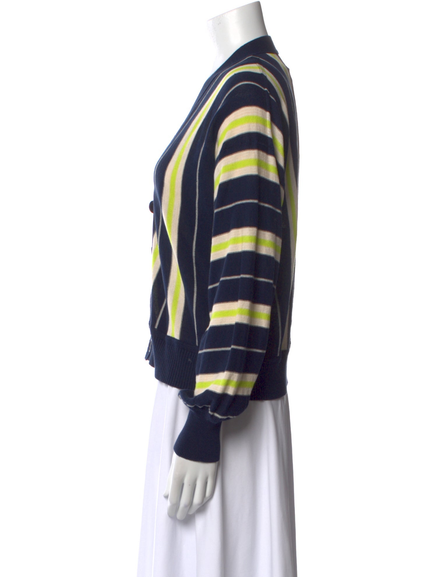 Eleven Six Striped V-Neck Sweater w/ Tags