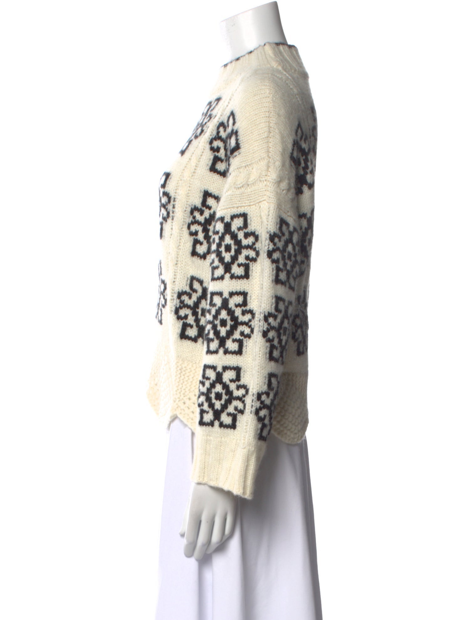 Eleven Six Baby Alpaca Printed Sweater