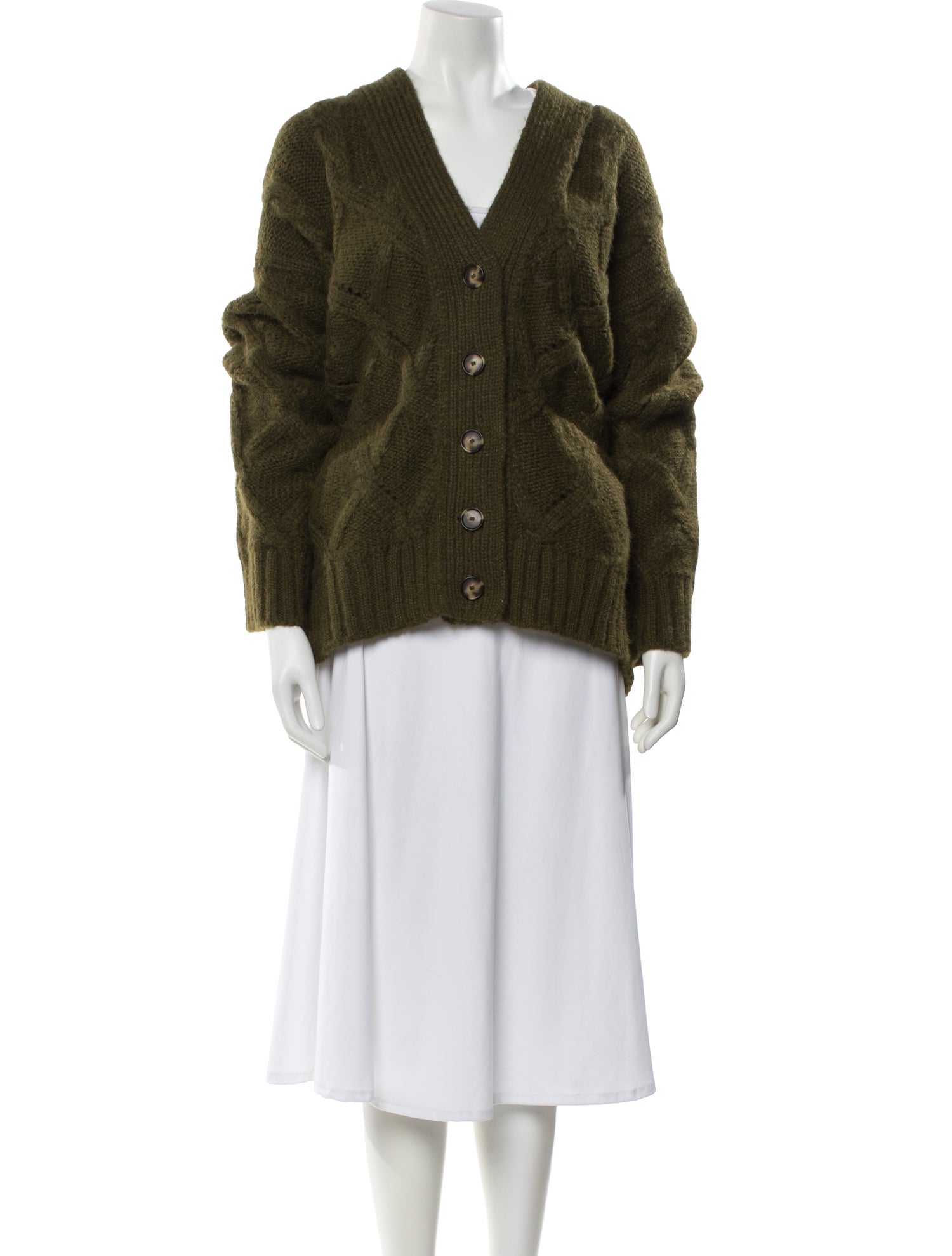 Eleven Six Alpaca V-Neck Sweater