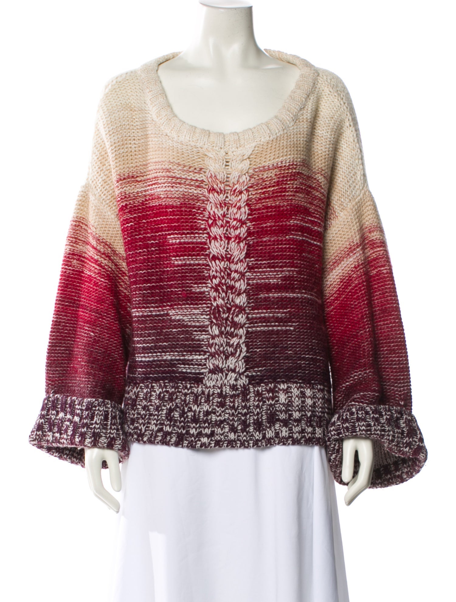 Eleven Six Alpaca Striped Sweater