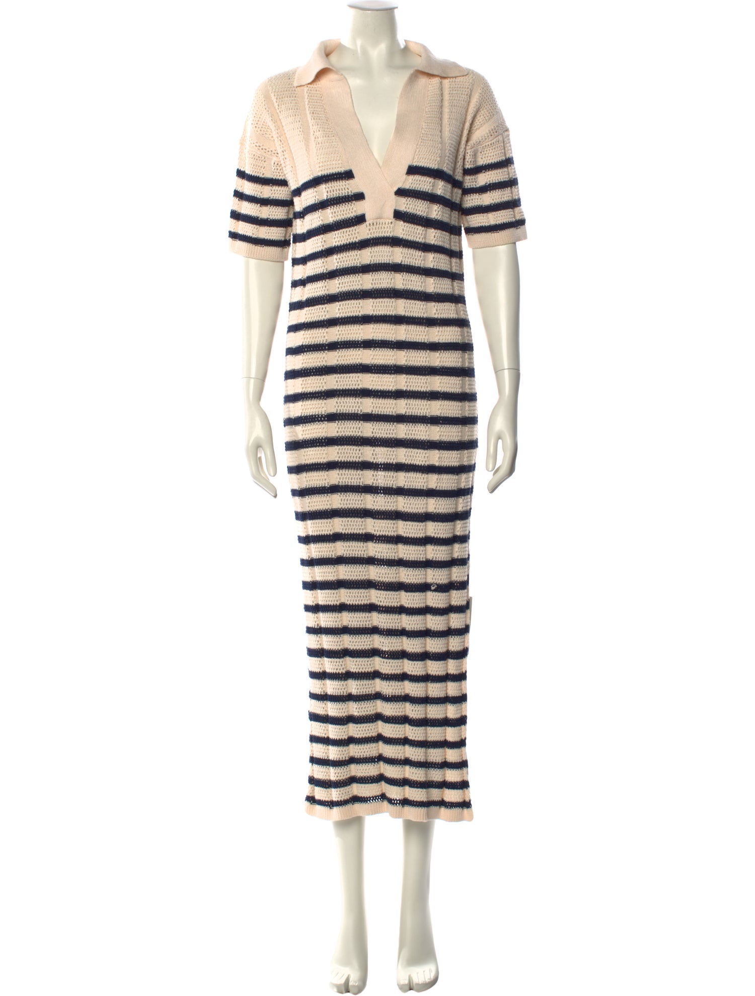 Eleven Six Striped Long Dress