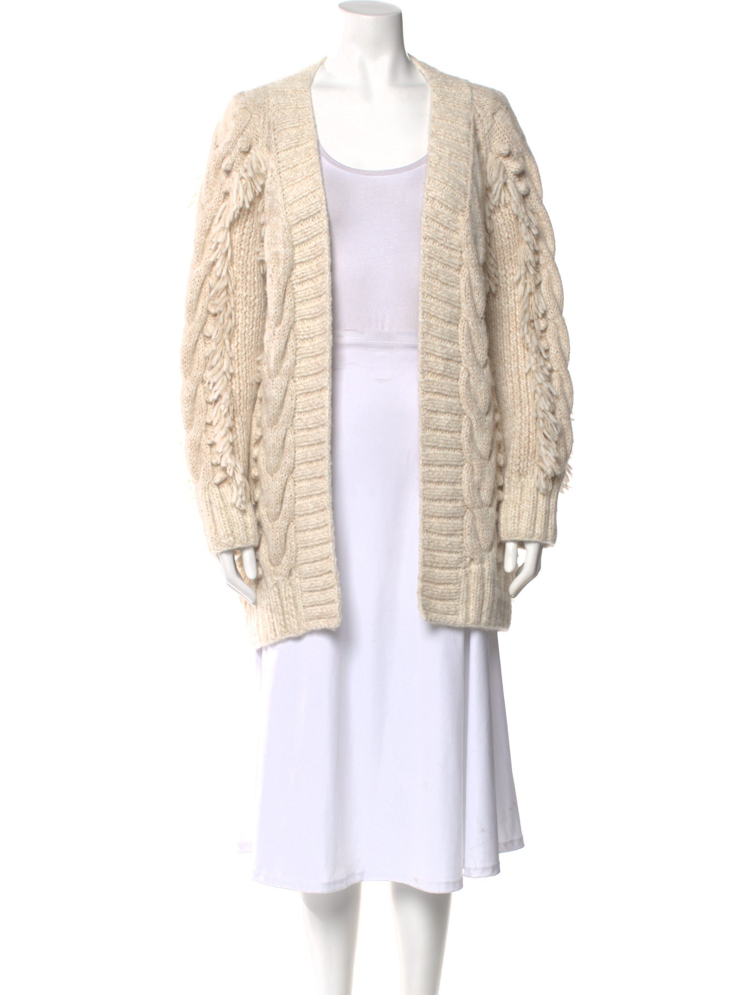 Eleven Six Baby Alpaca Open Front Sweater