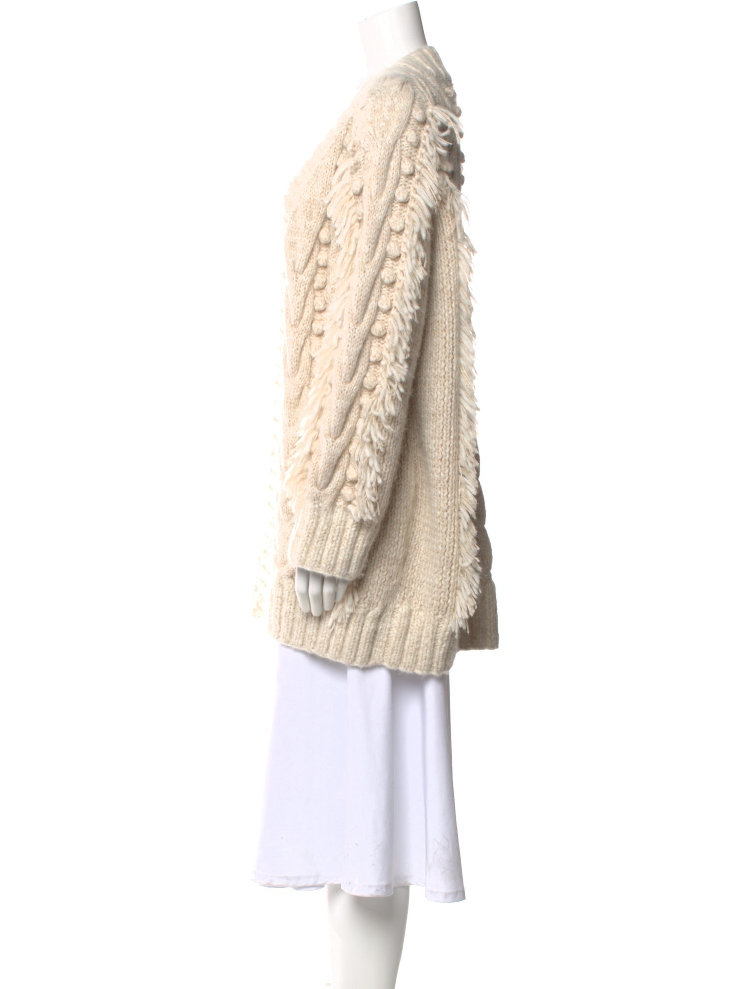 Eleven Six Baby Alpaca Open Front Sweater