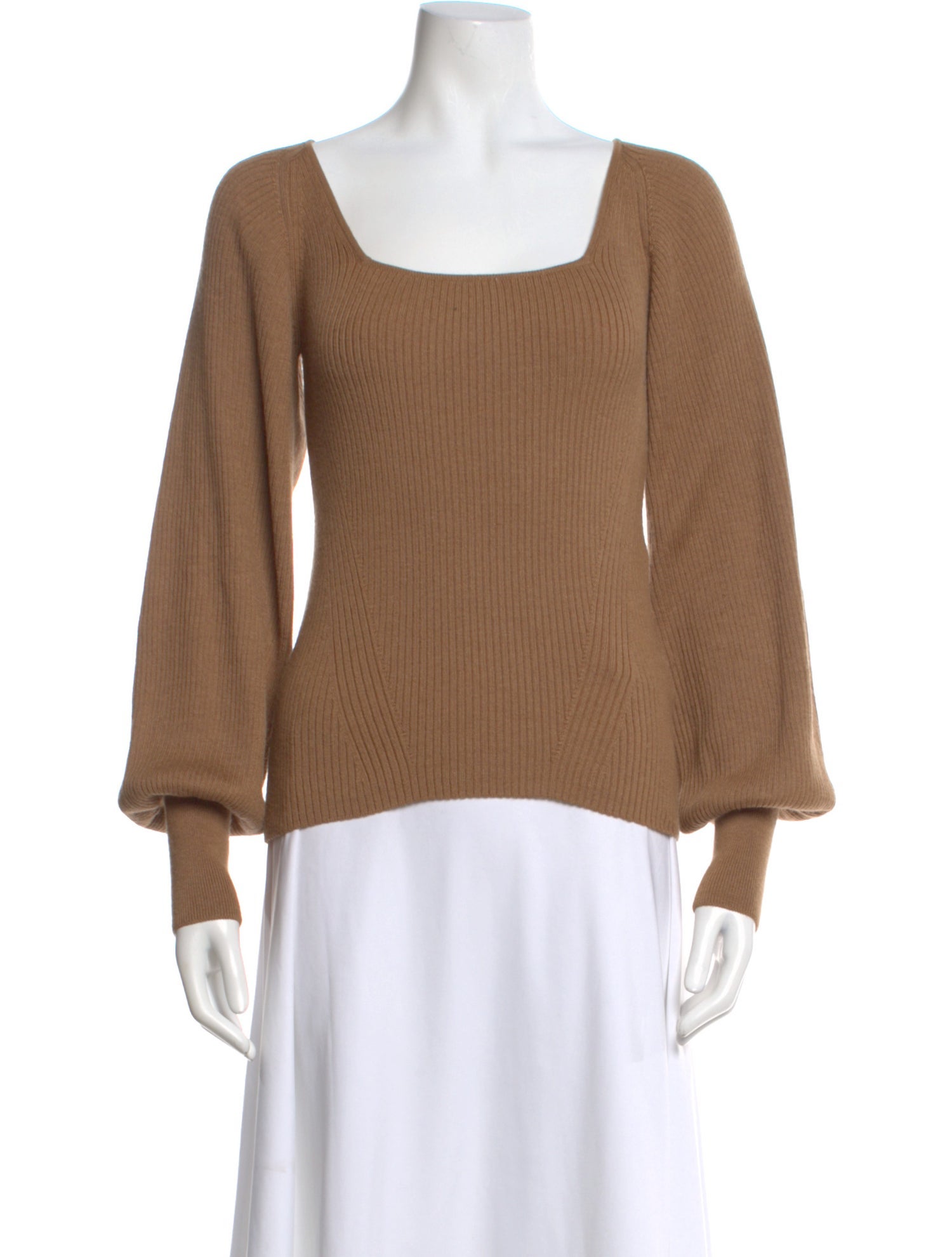 Eleven Six Alpaca Square Neckline Sweater