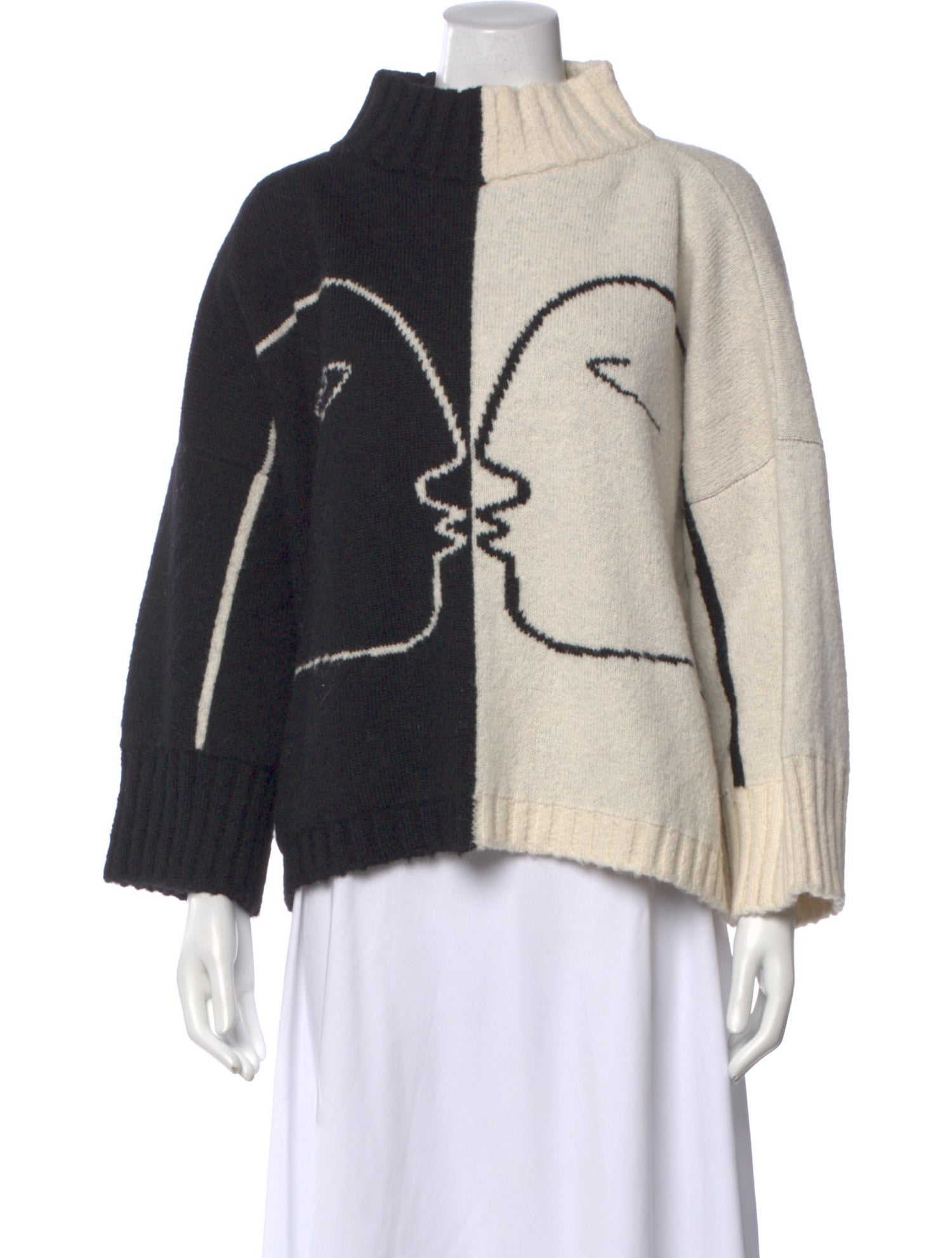 Eleven Six Baby Alpaca Printed Sweater