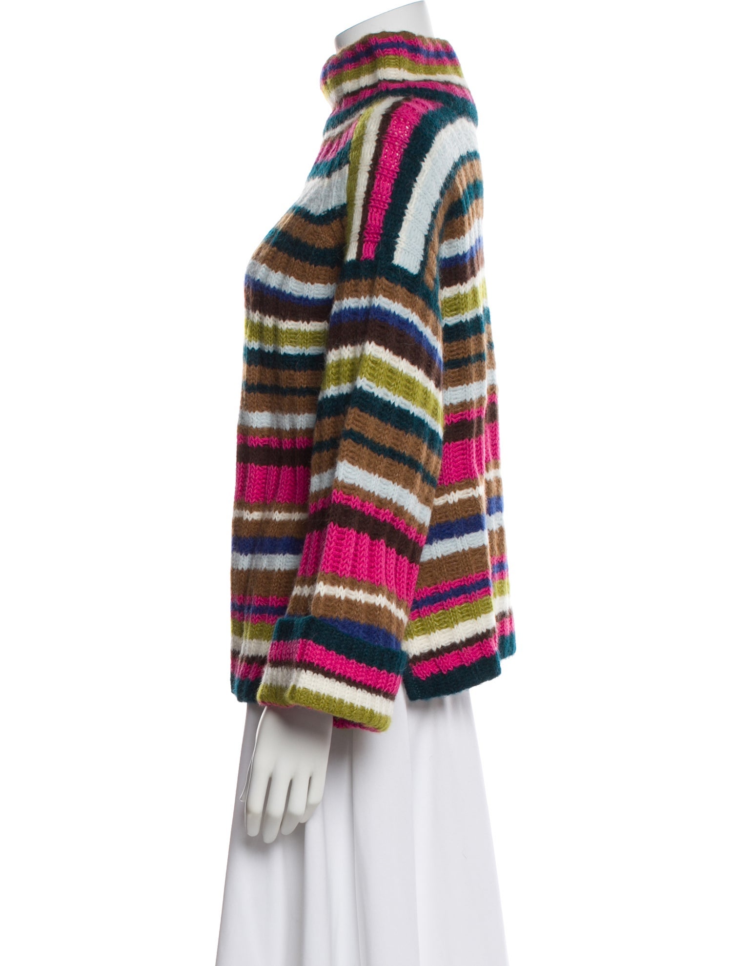 Eleven Six Alpaca Striped Sweater