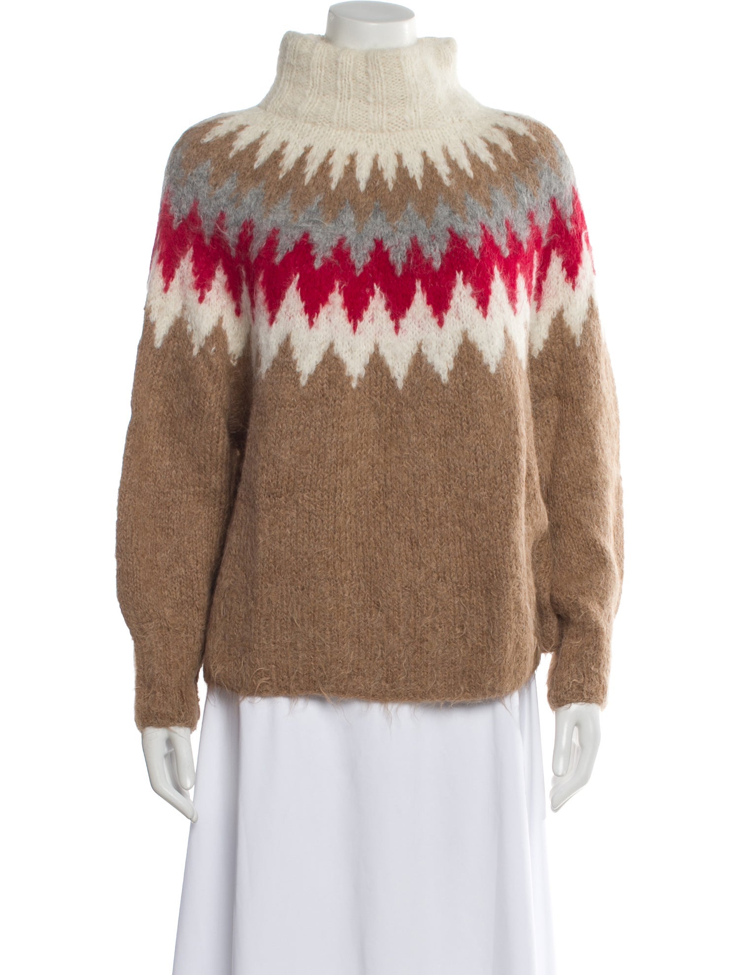 Eleven Six Alpaca Printed Sweater