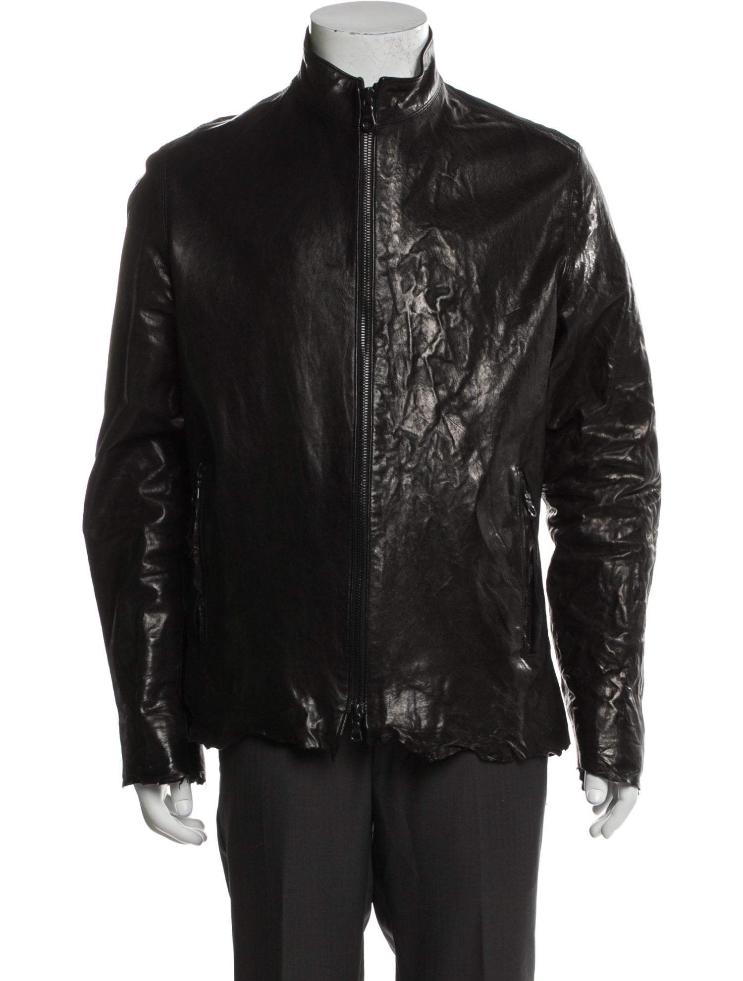 Eleven 11 Leather Moto Jacket