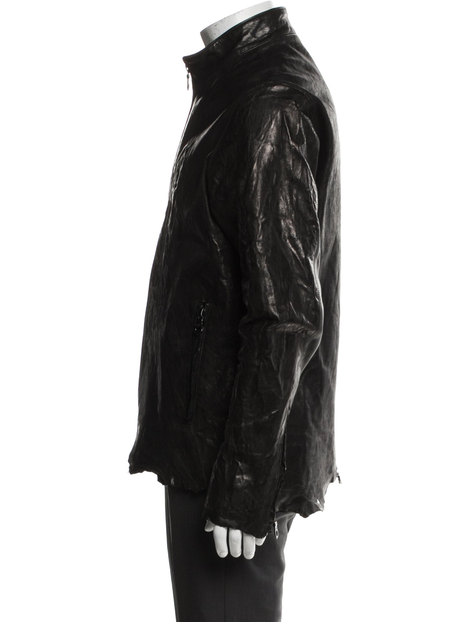 Eleven 11 Leather Moto Jacket