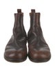 Elia Maurizi Leather Chelsea Boots