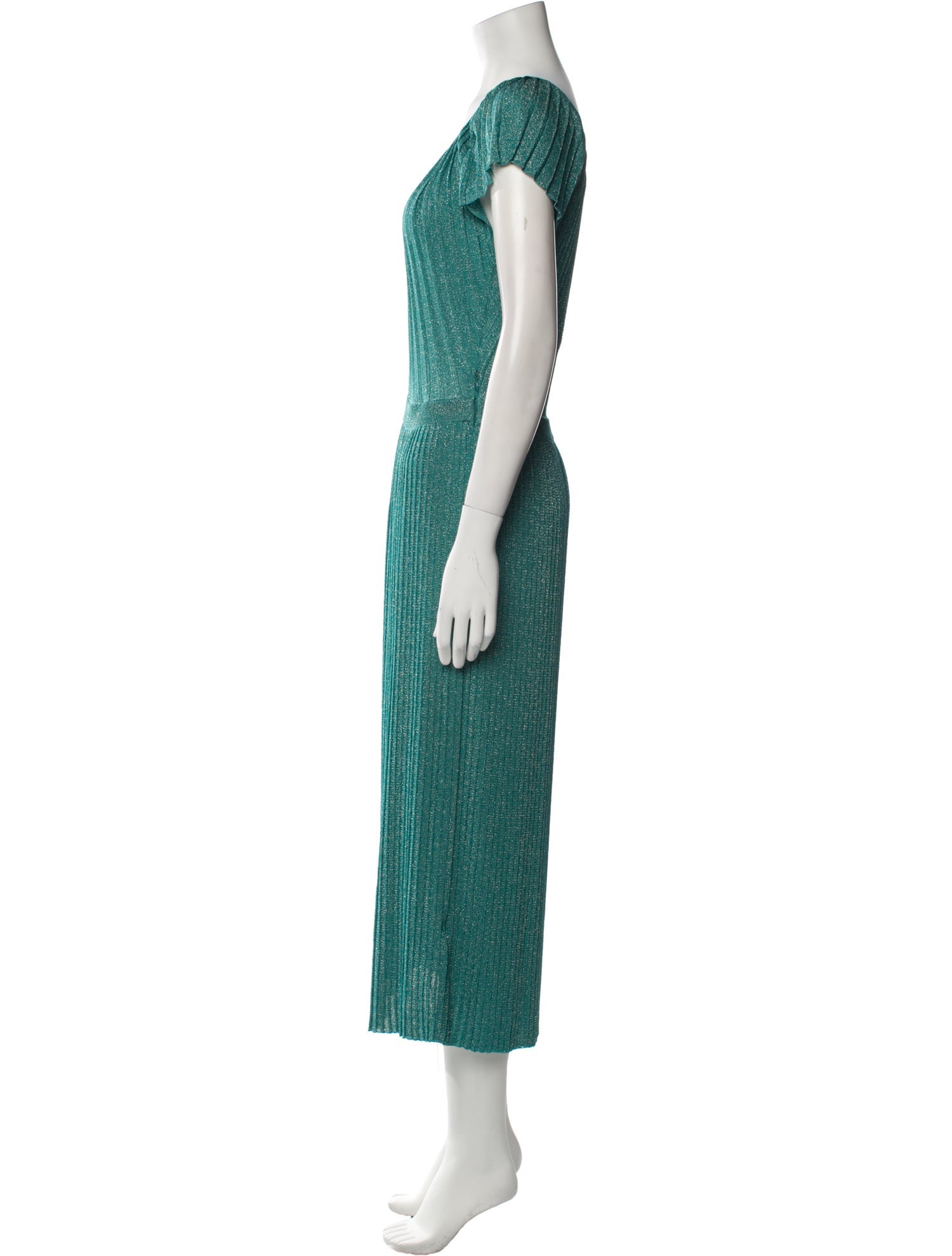 Elisabetta Franchi Scoop Neck Long Dress w/ Tags