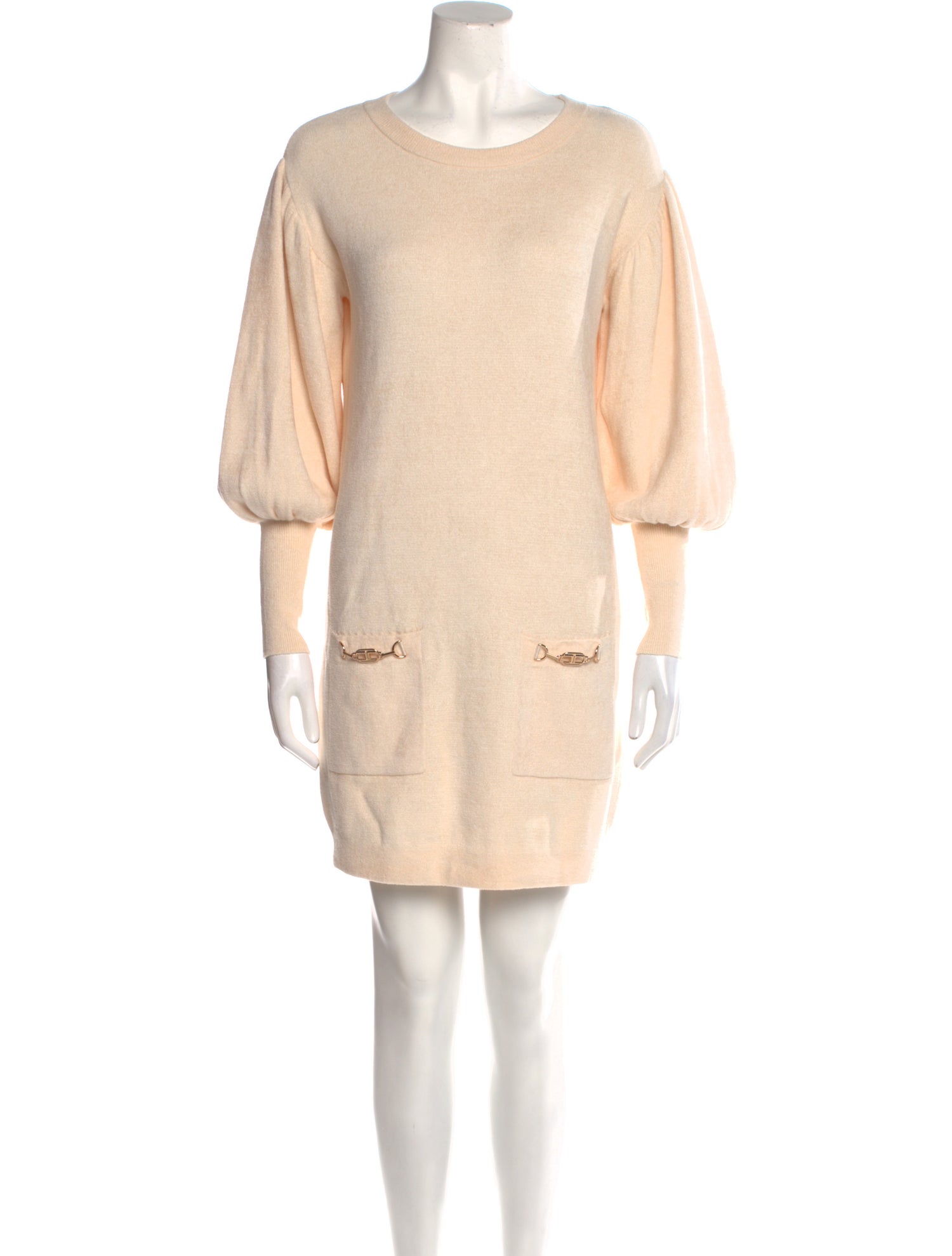 Elisabetta Franchi Scoop Neck Mini Dress