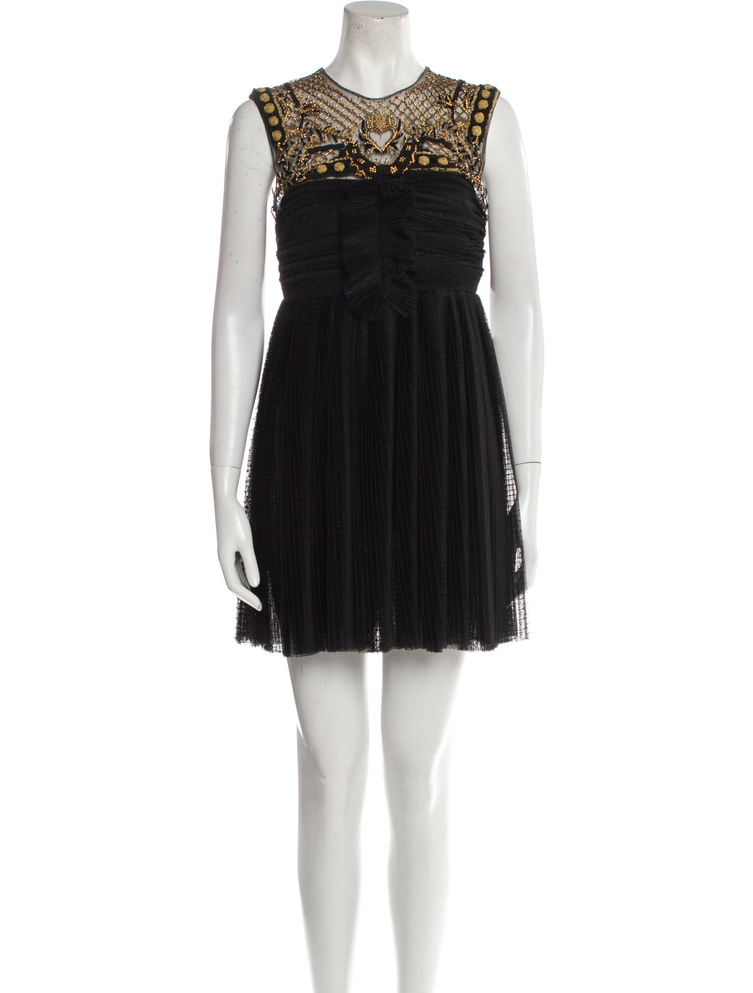 Elisabetta Franchi Crew Neck Mini Dress w/ Tags