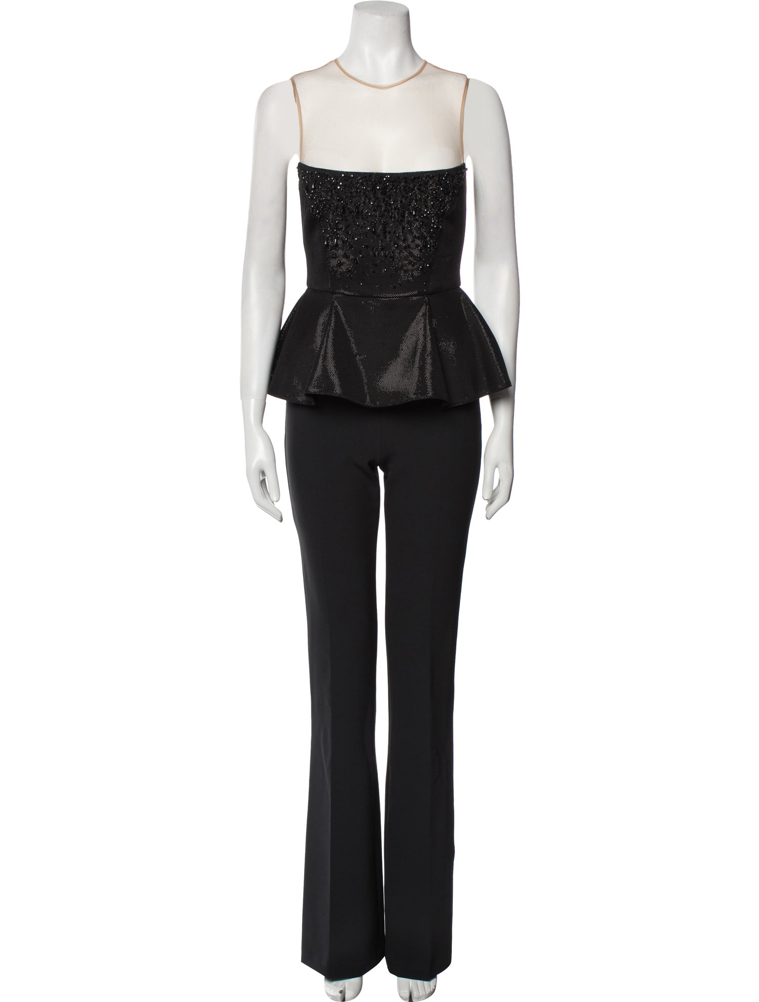 Elisabetta Franchi Crew Neck Jumpsuit