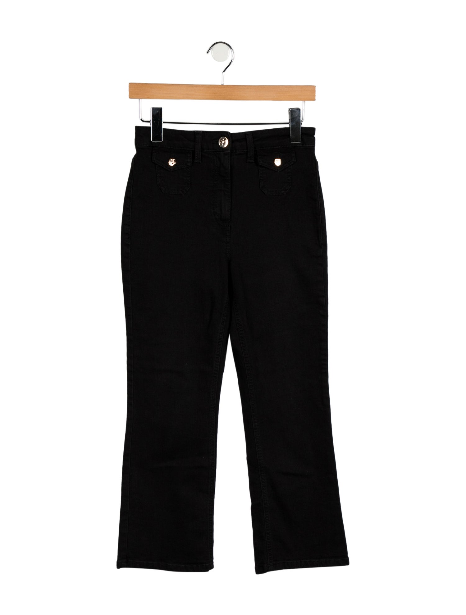 Elisabetta Franchi Low-Rise Straight Leg Jeans