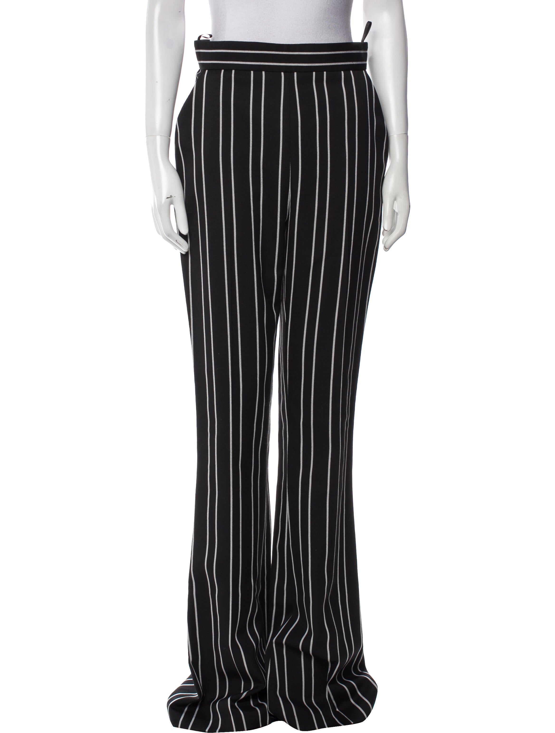 Elisabetta Franchi Wool Wide Leg Pants