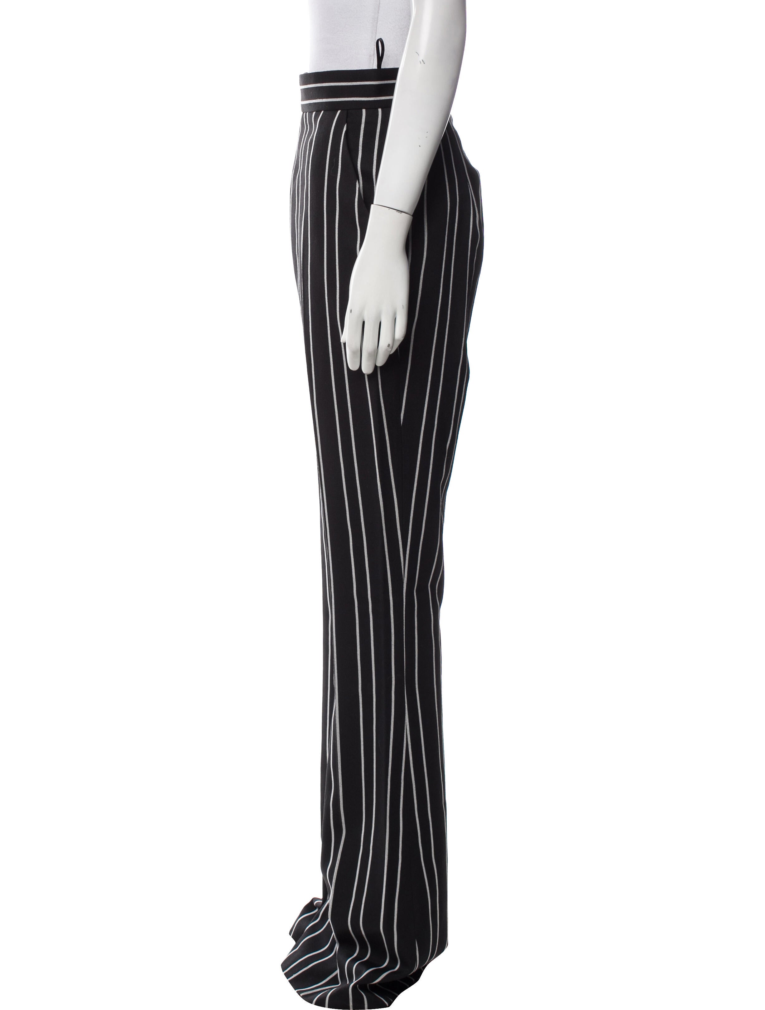 Elisabetta Franchi Wool Wide Leg Pants