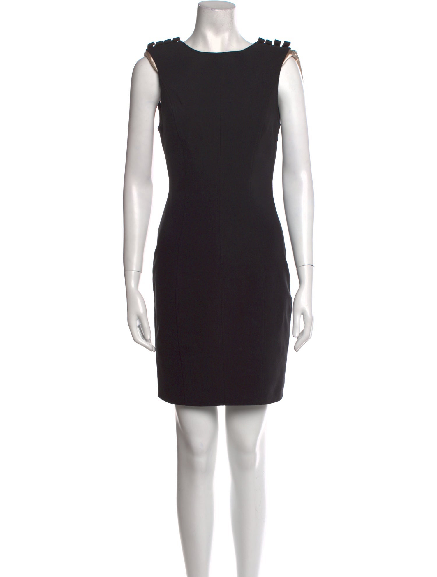 Elisabetta Franchi Scoop Neck Mini Dress