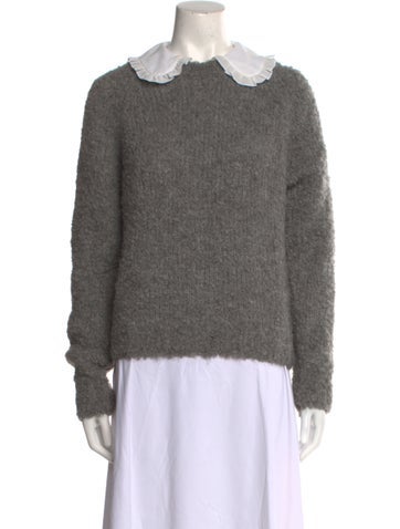 Elisabetta Franchi Knitwear Alpaca Crew Neck Sweater Us6, It42 | M