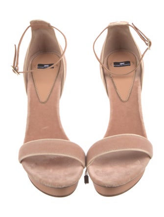 Elisabetta Franchi Suede Slingback Sandals