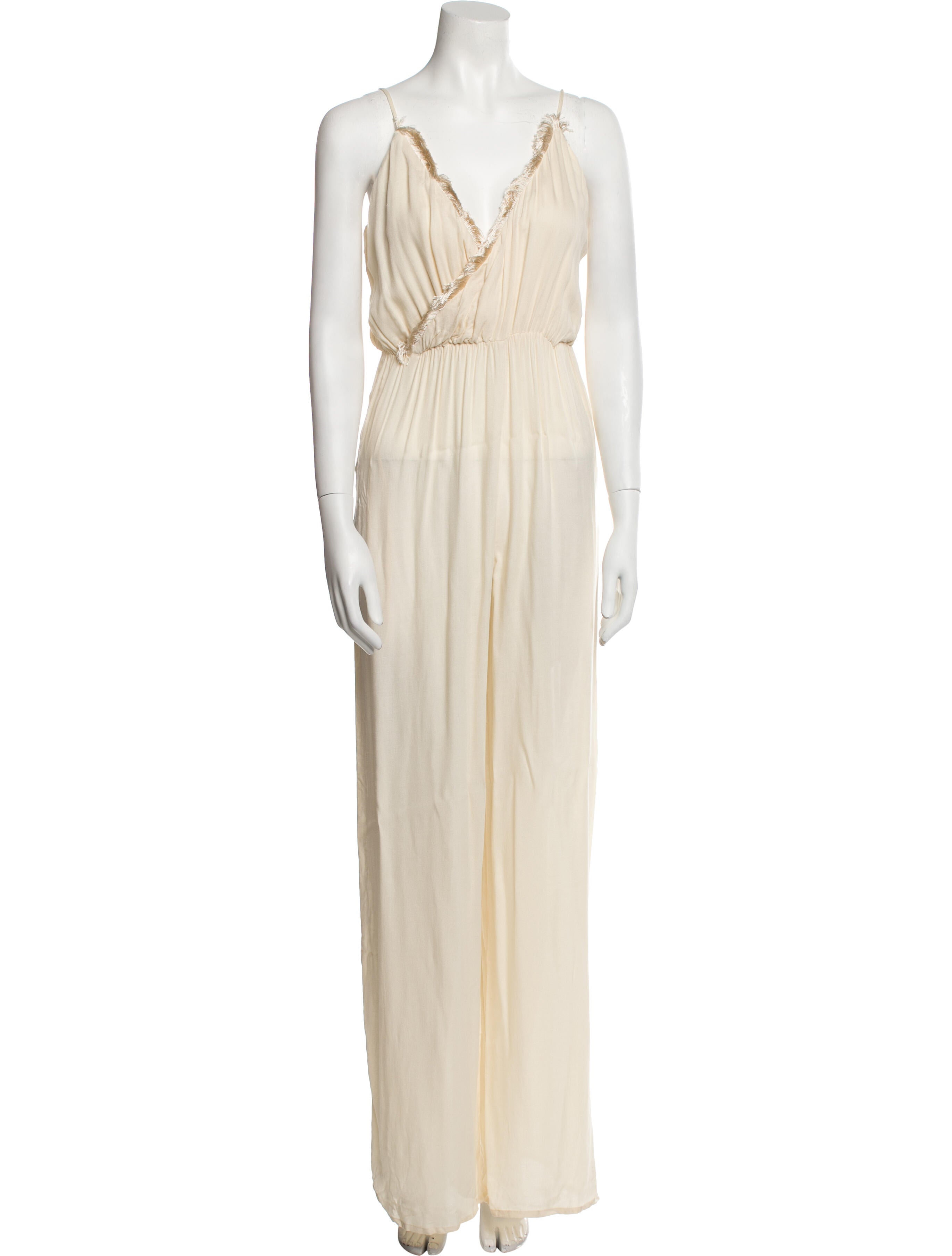 Elisabetta Franchi Plunge Neckline Jumpsuit