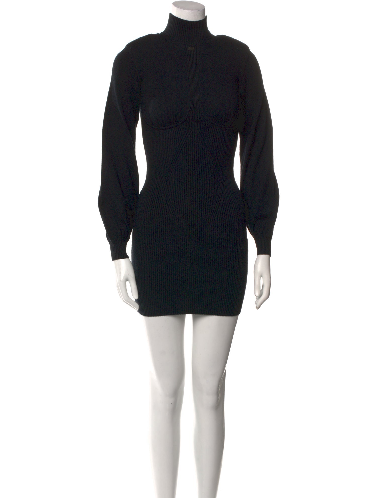 Elisabetta Franchi Turtleneck Mini Dress